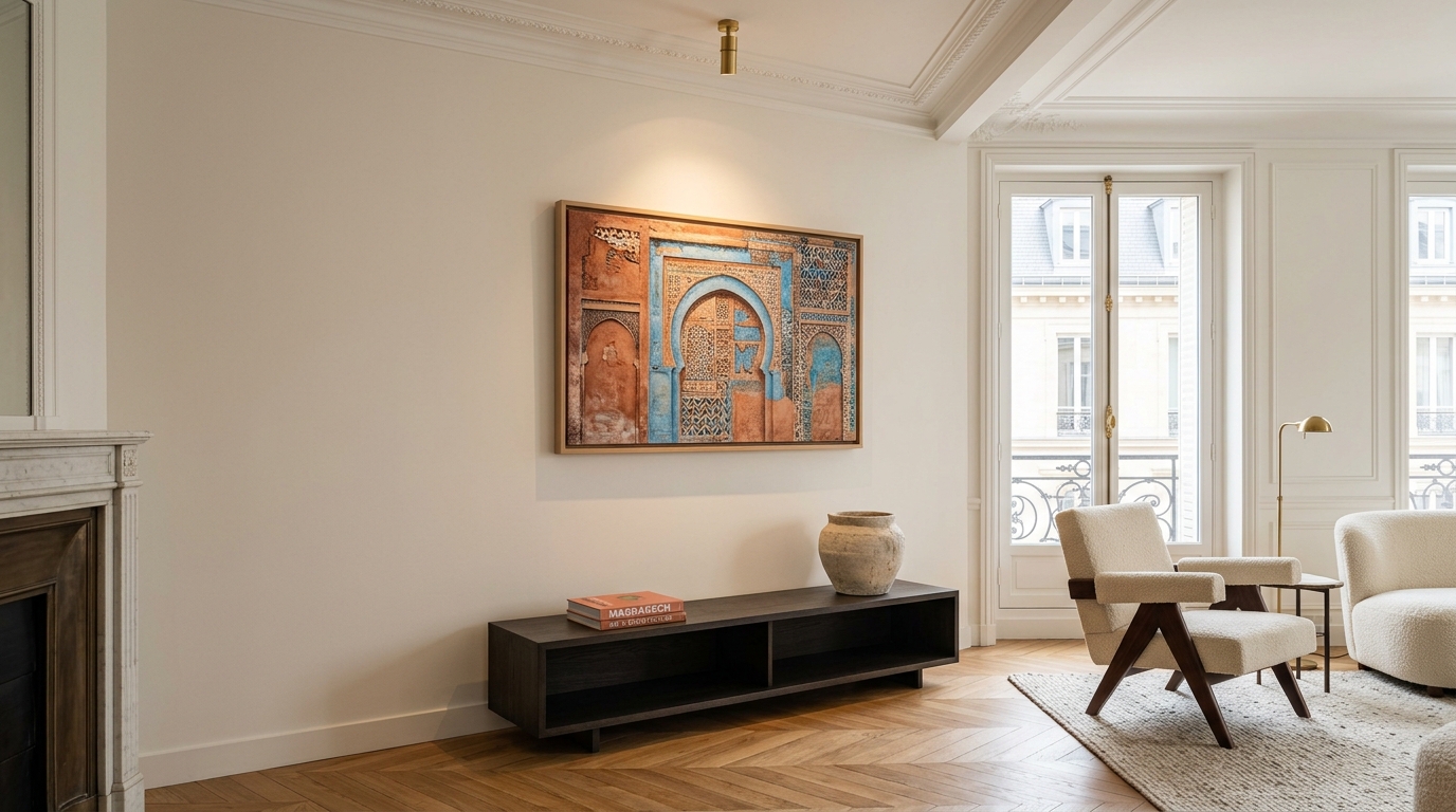 Parisian Architectural Interior Salon